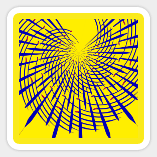 Yellow Circulare Sticker